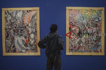 Pameran lukisan karya guru