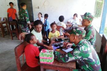 TNI gelar pengobatan massal di perbatasan RI-PNG