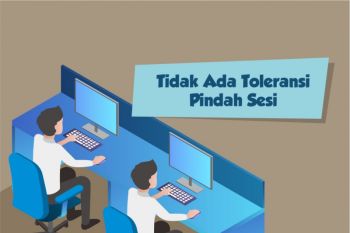 Tak Ada Toleransi Pindah Sesi