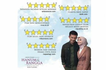 Antara tidak pernah beri rating bintang lima film "Hanum &amp; Rangga"
