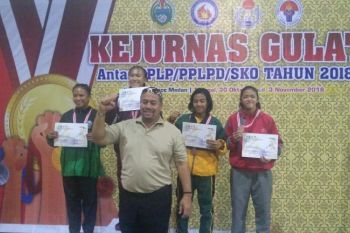 Sumatera Barat juara umum kejurnas gulat antar-PPLP