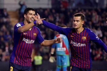Barcelona tundukkan Vallecano 3-2