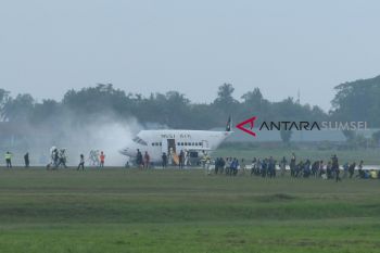 Angkasa Pura II gelar simulasi penanganan kebakaran pesawat