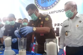 BNNP Lampung musnahkan 6,4 kg sabu-sabu
