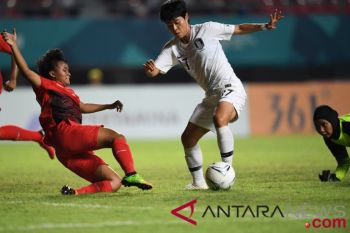 Timnas sepak bola putri bawa 20 pemain turnamen Palestina