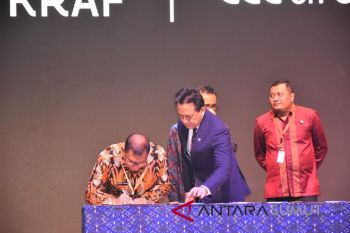 Pemkab Deliserdang bersama Bekraf teken MoU