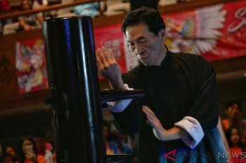 Peserta Kejuaraan Kungfu Internasional Bali disemangati Grandmaster Samuel Kwok