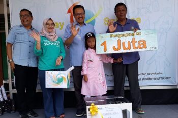 Wisatawan asal Lampung pengunjung ke-1 juta Taman Pintar Yogyakarta