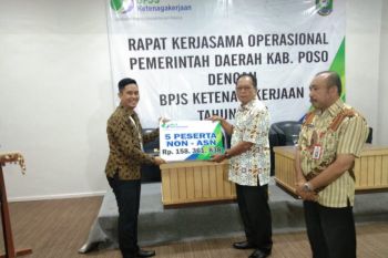 Perangkat desa di Poso segera dilindungi BPJS Ketenagakerjaan