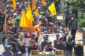 Demo Tolak Tambang Emas Silo Nyaris Ricuh (Video)