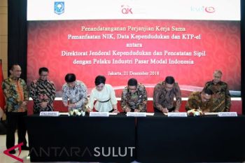 Pelaku Pasar Modal-Ditjen Dukcapil  kerja sama data kependudukan untuk investasi
