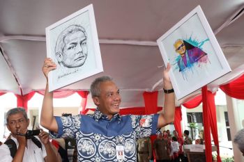 Ganjar dibuat menangis lihat penampilan anak difabel