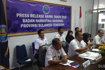 2018, BNNP Sultra amankan  3,5 Kg sabu-sabu