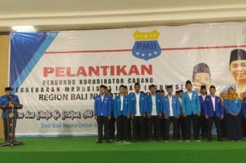 Pengurus PMII Bali Nusa Tenggara dikukuhkan