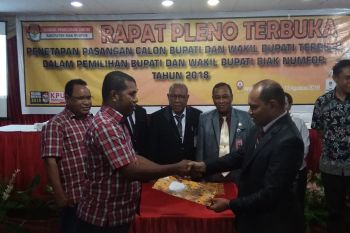 Wakil Bupati Biak Numfor terpilih meninggal dunia