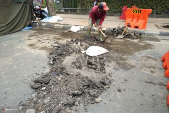 Tim DPUBMP Mulai Lakukan Pengujian Tanah Ambles Surabaya