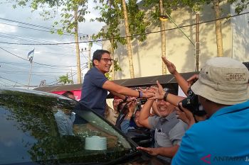 Sandi resmikan Posko Pemenangan di Soloraya dengan shalawat