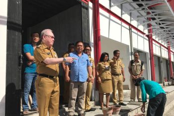 Wabup Sitaro tinjau dua proyek konstruksi