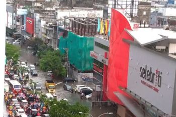 Hujan dua jam, Palembang lagi-lagi banjir parah