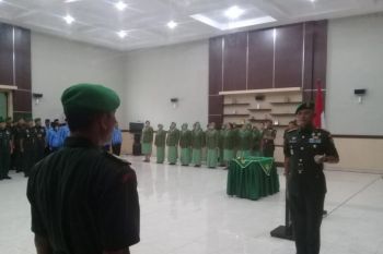 Danrem pimpin Sertijab dan penyerahan tugas dua Dandim