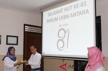 Perum LKBN ANTARA Jateng rayakan kembali jadi biro terbaik