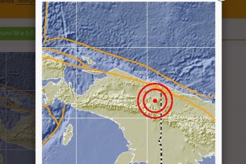 Earthquake 6.1 on Richter Scale rocks district of Keerom, Papua