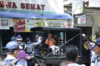 4 juru parkir ilegal diamankan petugas gabungan