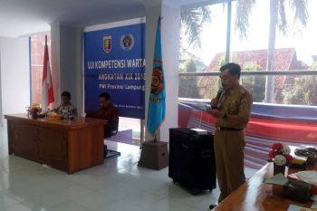 PWI Lampung Gelar UKW Angkatan XIX