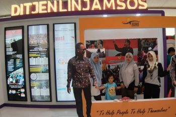 Warga Gorontalo Antusias Kunjungi "Booth" Ditjen Linjamsos Kemenssos