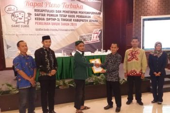 Jumlah pemilih di Jepara berkurang 1.920 orang
