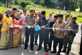 Nagari Indudur Kabupaten Solok jadi Kampung Tertib Lalu Lintas