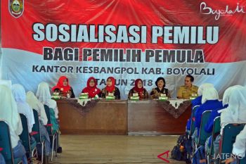 Boyolali gelar sosialisasi Pemilu 2019 untuk tingkatkan partisipasi pemilih pemula