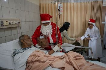 Perayaan Natal di rumah sakit