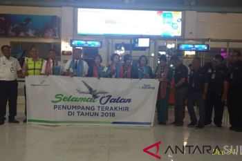 Bandara Samrat melepas penumpang terakhir tahun 2018
