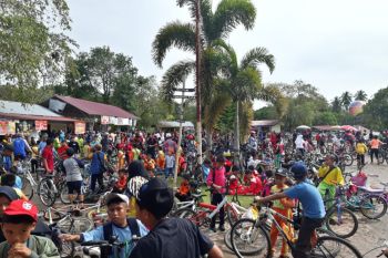 Gowes Basipaniang Wisata Alam Bareh Solok diikuti 1.500 peserta