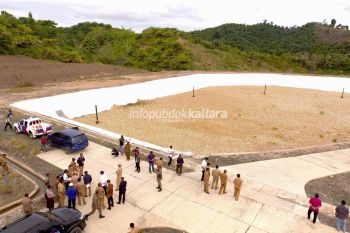 Tinjau 3 Proyek APBN di Perbatasan
