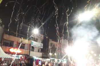 Kembang api di Malioboro Yogyakarta semarakkan Tahun Baru 2019