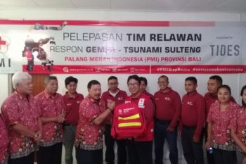 20 relawan PMI Bali berangkat ke Sulteng