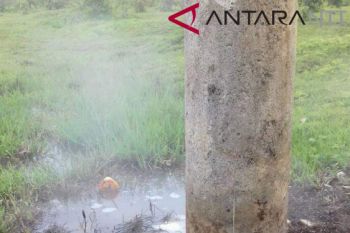 Sumber air panas muncul di Desa Nuimbila