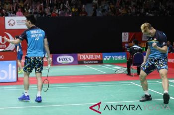 Kevin/Marcus tantang ganda Denmark di semifinal Indonesia Masters