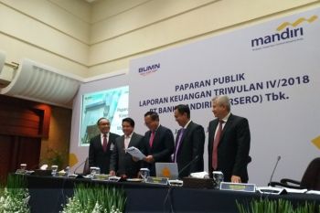 Bank Mandiri raup laba bersih Rp25,02 triliun sepanjang 2018