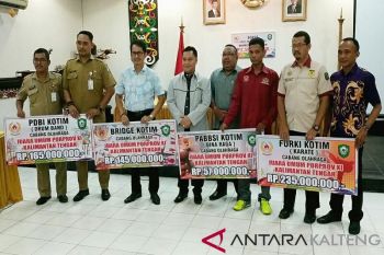 Atlet Kotim peraih medali Porprov Kalteng sumringah dapat bonus sebesar ini
