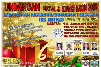 KK-Mitra Jabodetabek/Bandung gelar perayaan Natal dan Kunci Taon