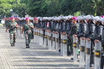 Komandan marinir buka latihan pengamanan Pilpres