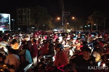 Ribuan warga Palangka Raya tumpah ruah rayakan tahun baru
