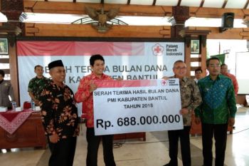 Bulan dana PMI Bantul 2018 naik Rp150 juta