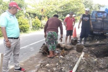 Jaringan rusak, distribusi air PDAM Tirta Antokan ke ribuan pelanggan terganggu