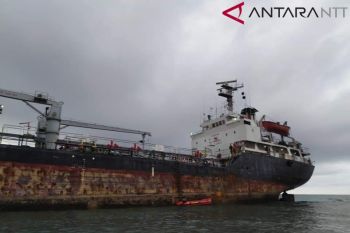 Kapal tangker Ocean Princess sudah ditarik