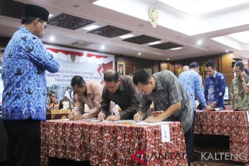 184 paket proyek pemprov senilai Rp568 miliar ditandatangi, terbanyak di PUPR