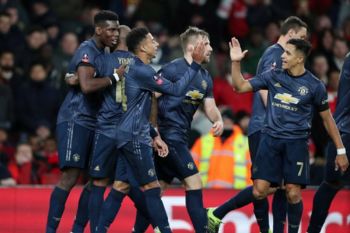 MU berhasil singkirkan Arsenal dari Piala FA